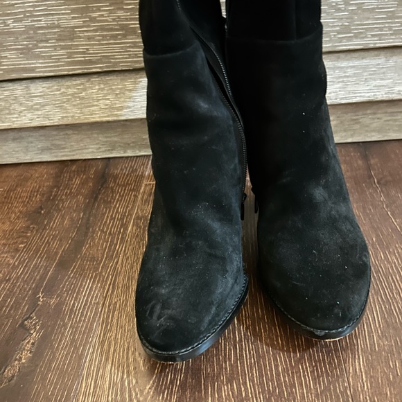 Gianni Bini Barrine Suede Over-the-Knee Block Boots - Picture 6 of 7